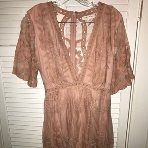 Honey Punch Lace Romper